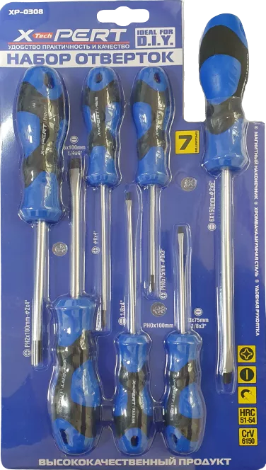 Набор отверток «X-PERT» (7 шт.)