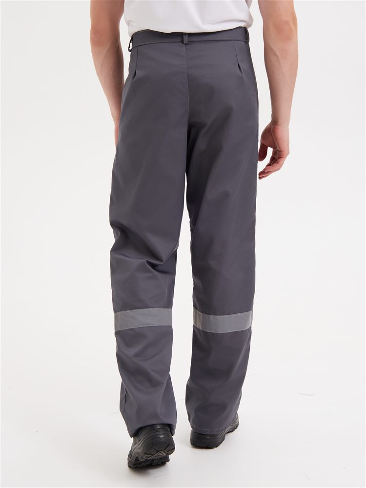Костюм «Корпус» (куртка+БРЮКИ) тк. смесовая 65/35, пл. 240 г/м2, цв. т.серый/черный/красный